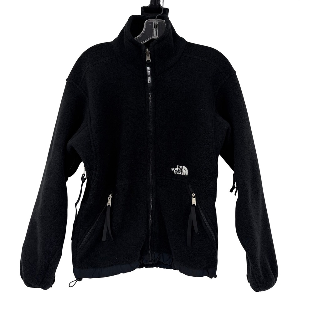The North Face Denali Fleece Jacket Womens Small Black Full Zip Made in USA
